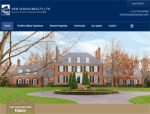 Tablet Screenshot of newalbanyrealty.com